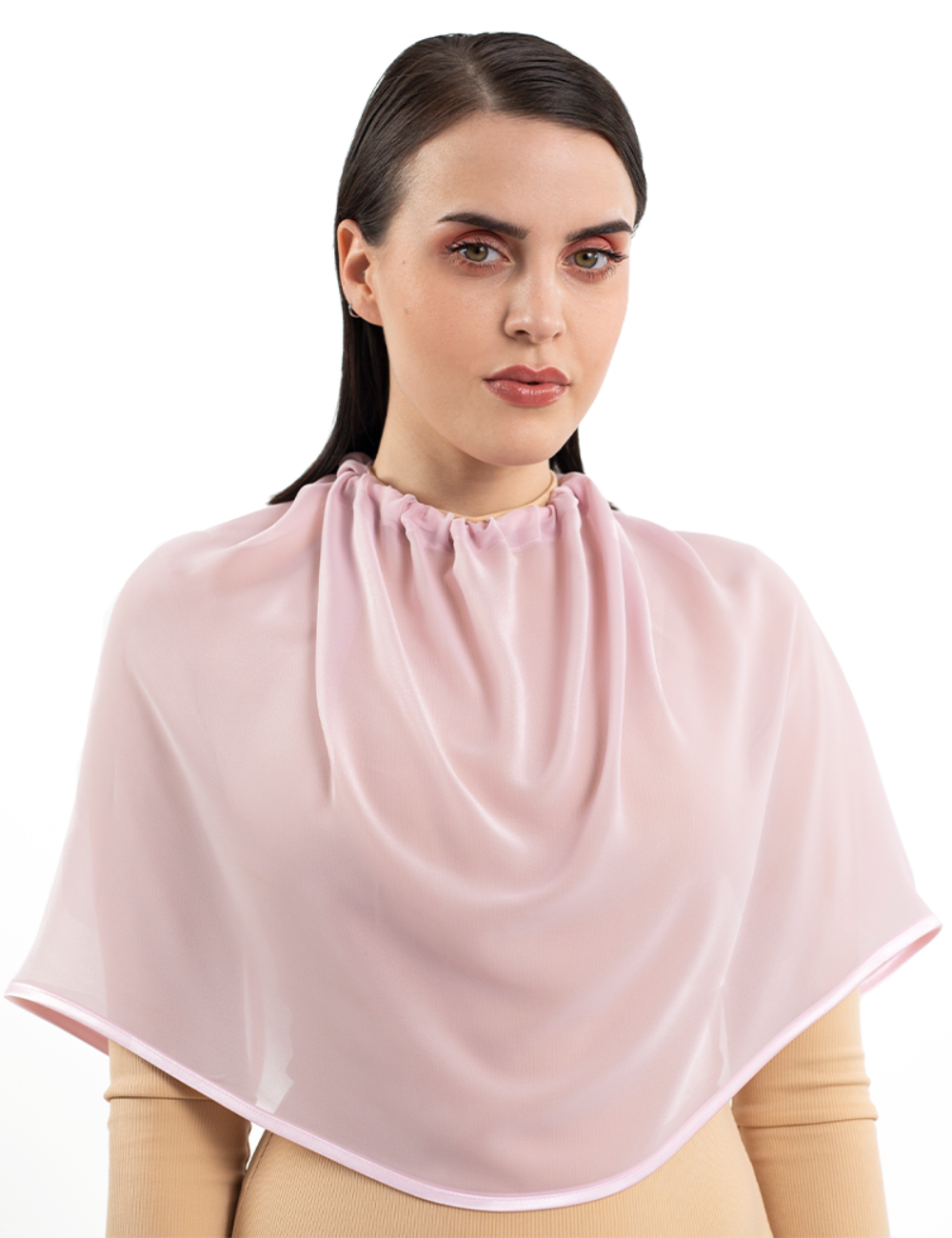 Maskup PRO Cotton Candy różowa peleryna